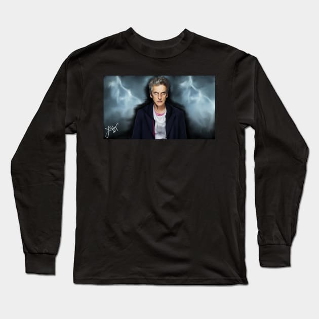 12th Doctor Long Sleeve T-Shirt by Xbalanque